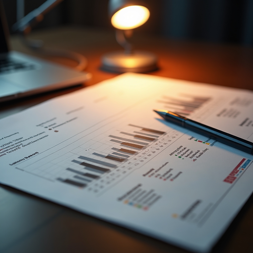 Close-up of detailed API performance audit report with annotated findings and severity ratings